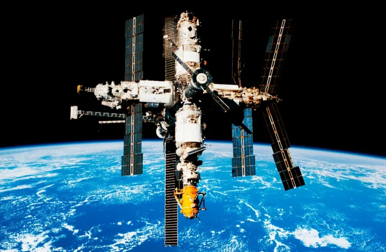 space station earth view
