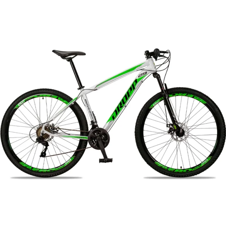 mountain bike white green